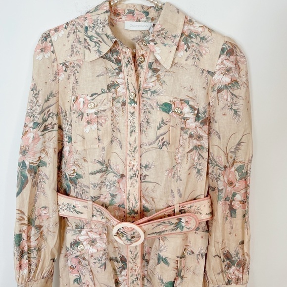 Zimmermann Moonshine Linen Shirtdress - Picture 5 of 8